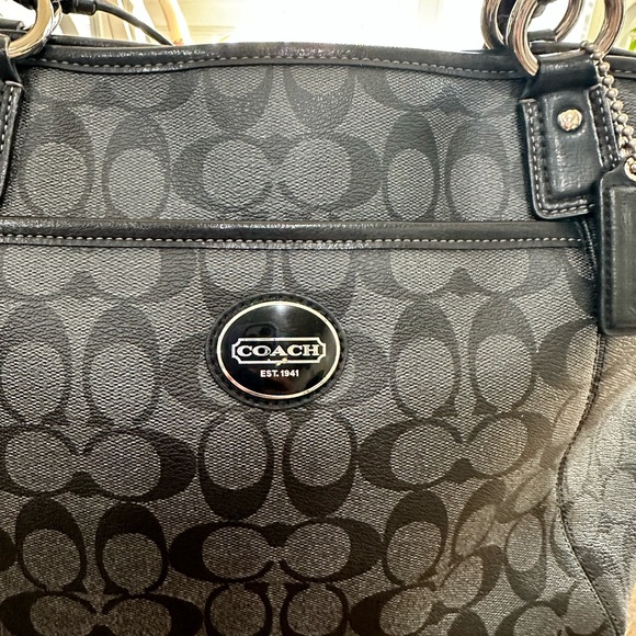 Coach coated canvas large shoulder bag - Picture 10 of 14